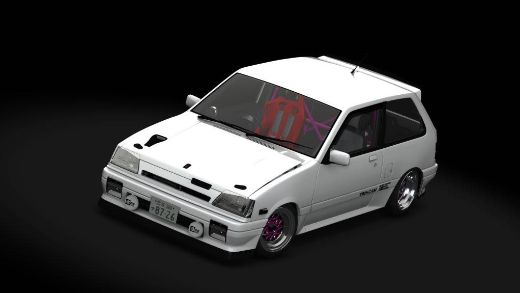 LM - Suzuki Cultus - D16A Vtec Swap, skin White