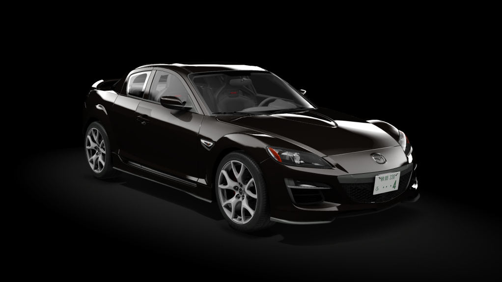 Mazda RX-8 Spirit R 2012, skin Sparkling Black Mica