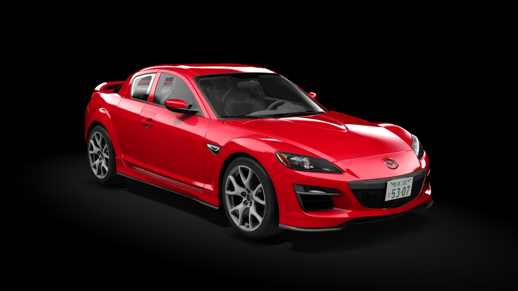 Mazda RX-8 Spirit R 2012, skin Velocity Red Mica