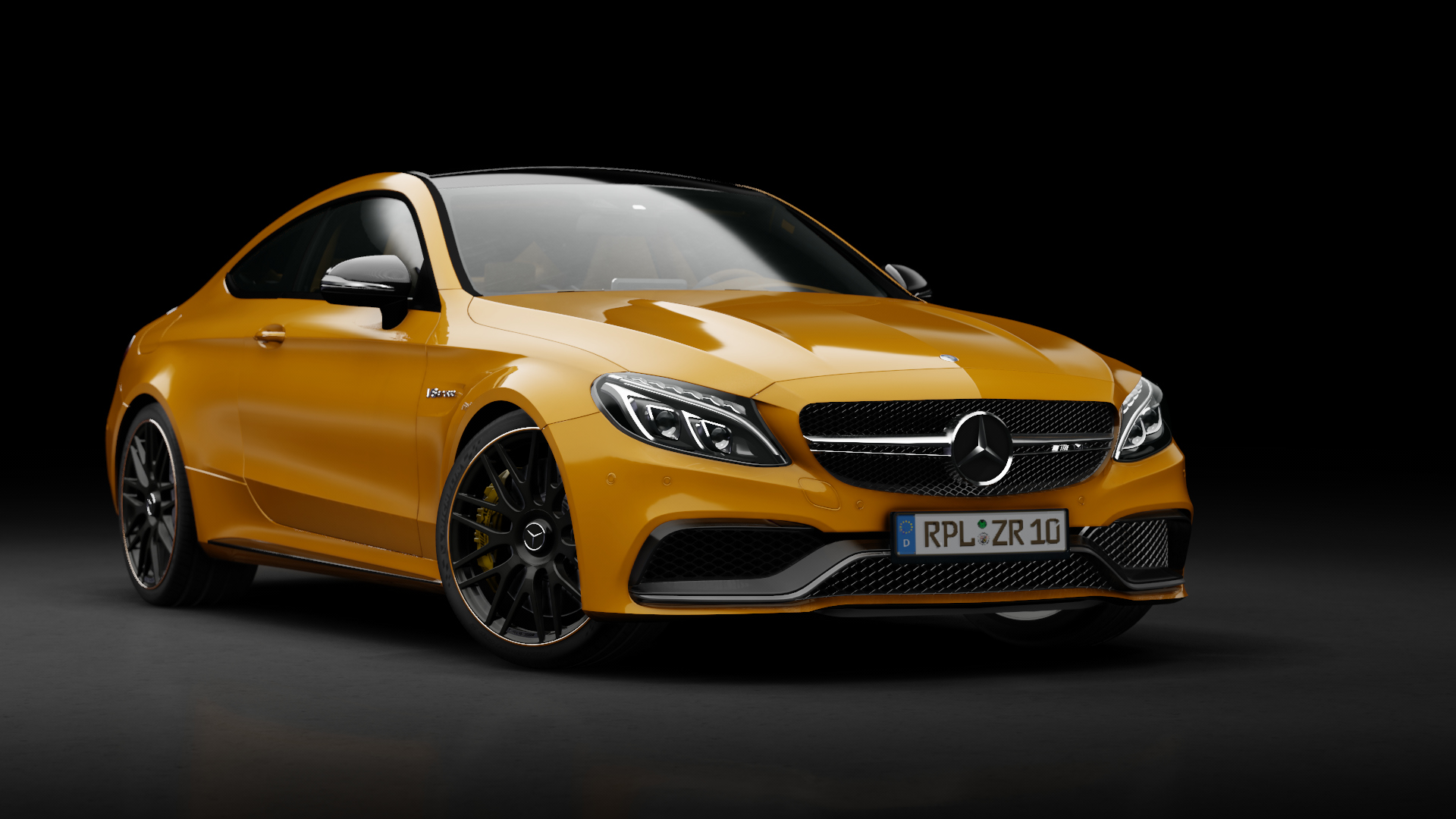 Mercedes-Benz C63 S AMG Coupe | Redd Tuned, skin Orange