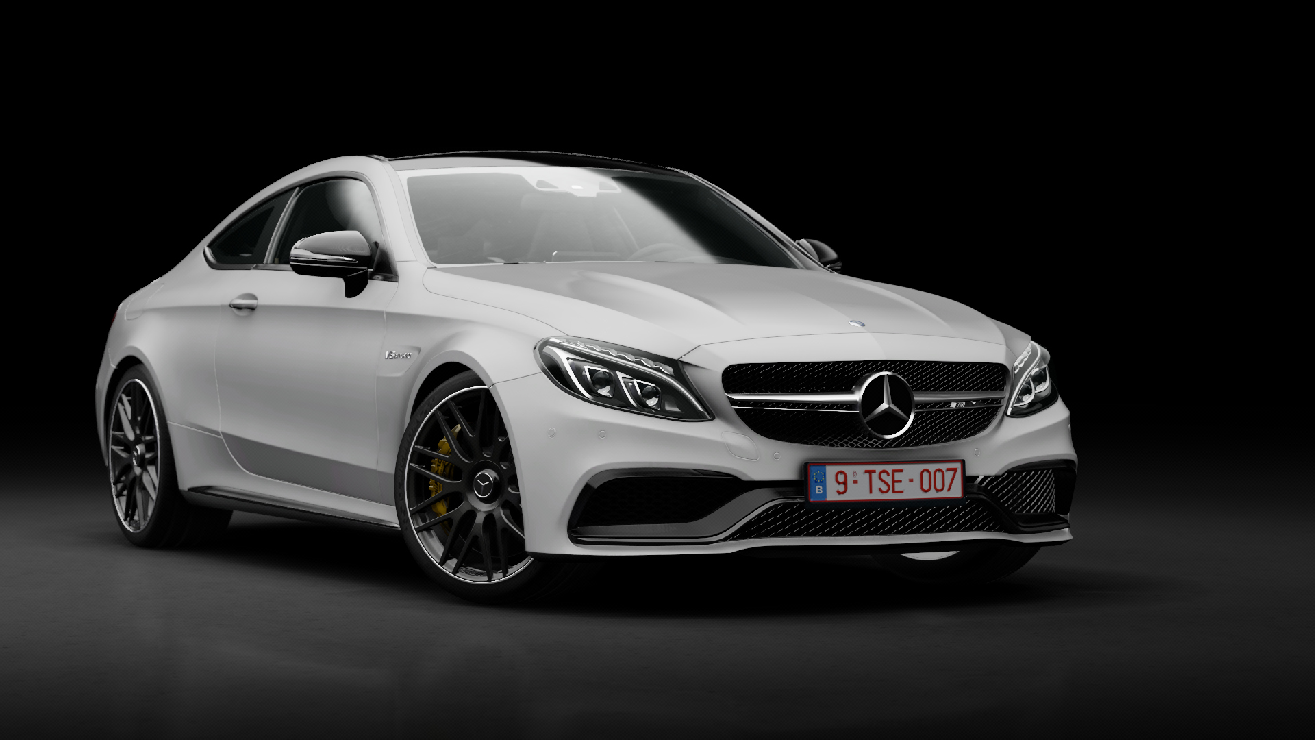 Mercedes-Benz C63 S AMG Coupe | Redd Tuned, skin White_designo