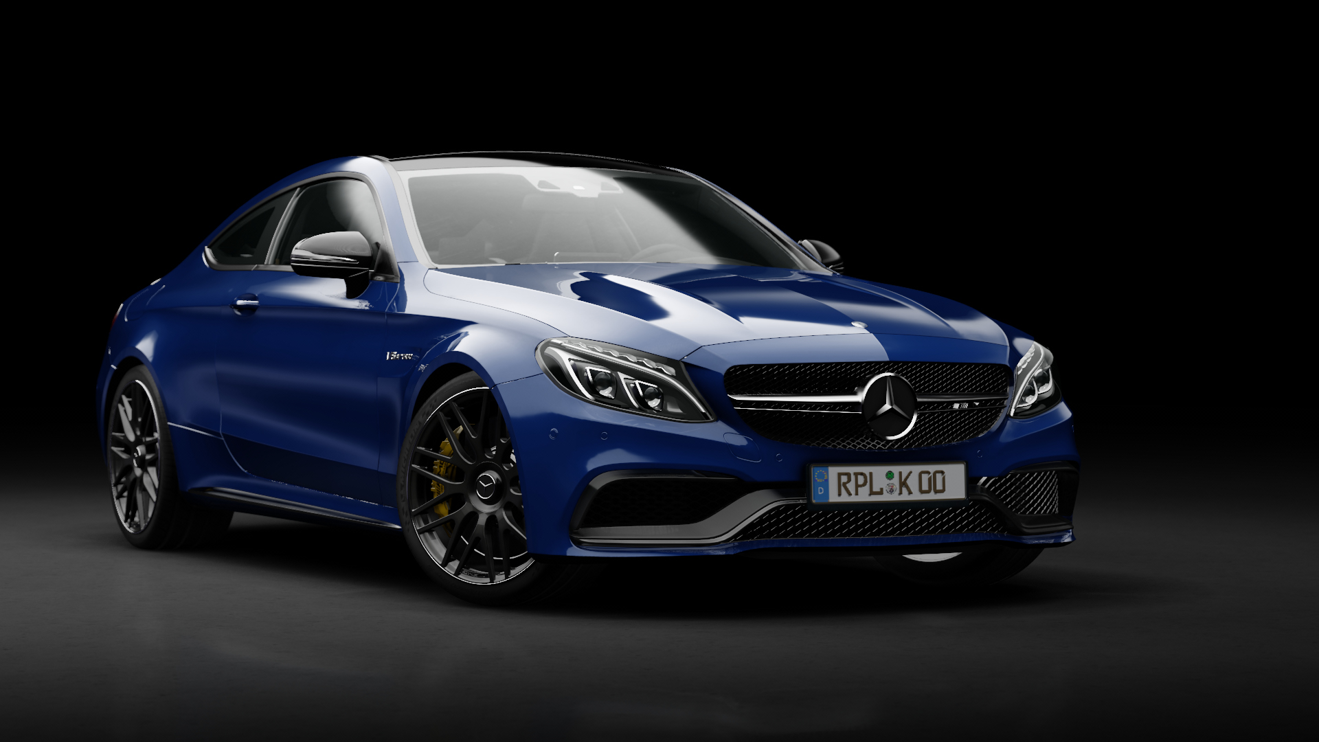 Mercedes-Benz C63 S AMG Coupe | Redd Tuned, skin blue_brilliant