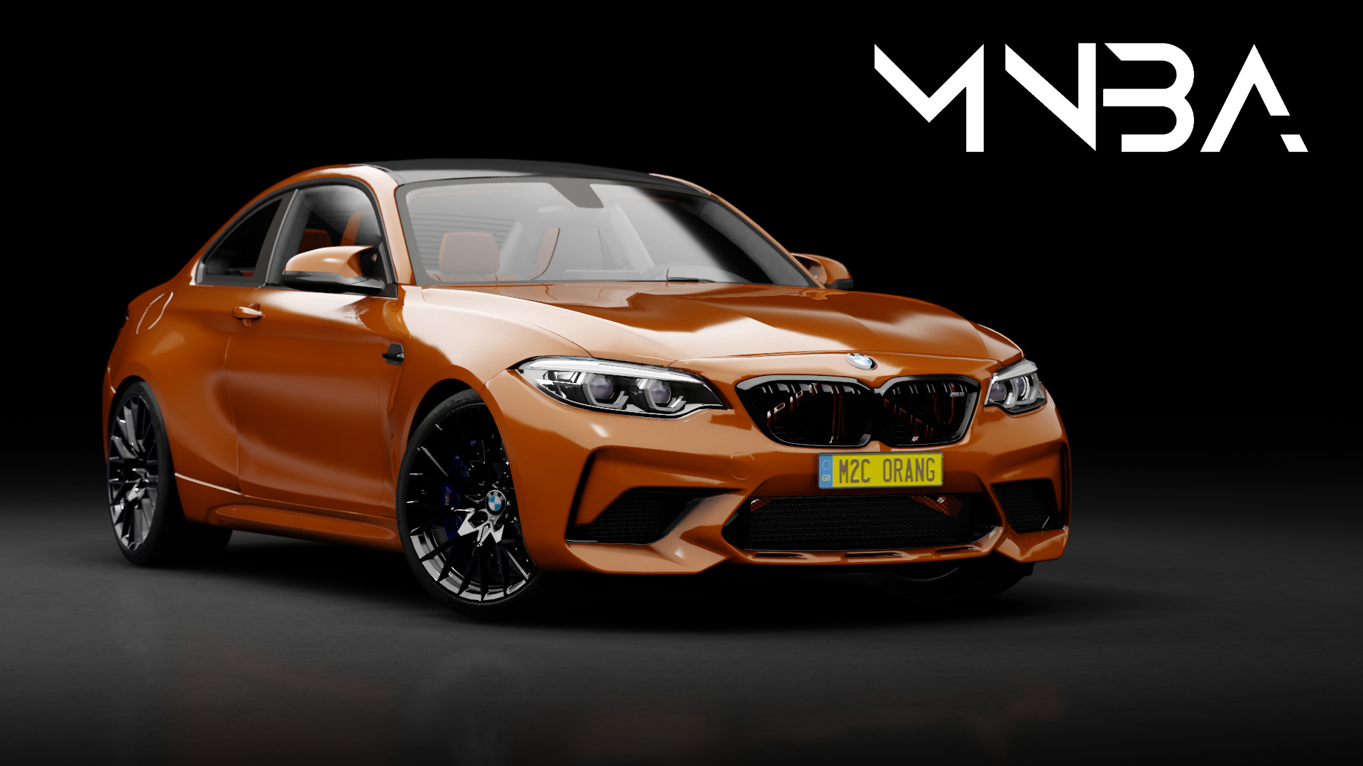 BMW M2 2018 Competition MT, skin 03_Sunset_Orange