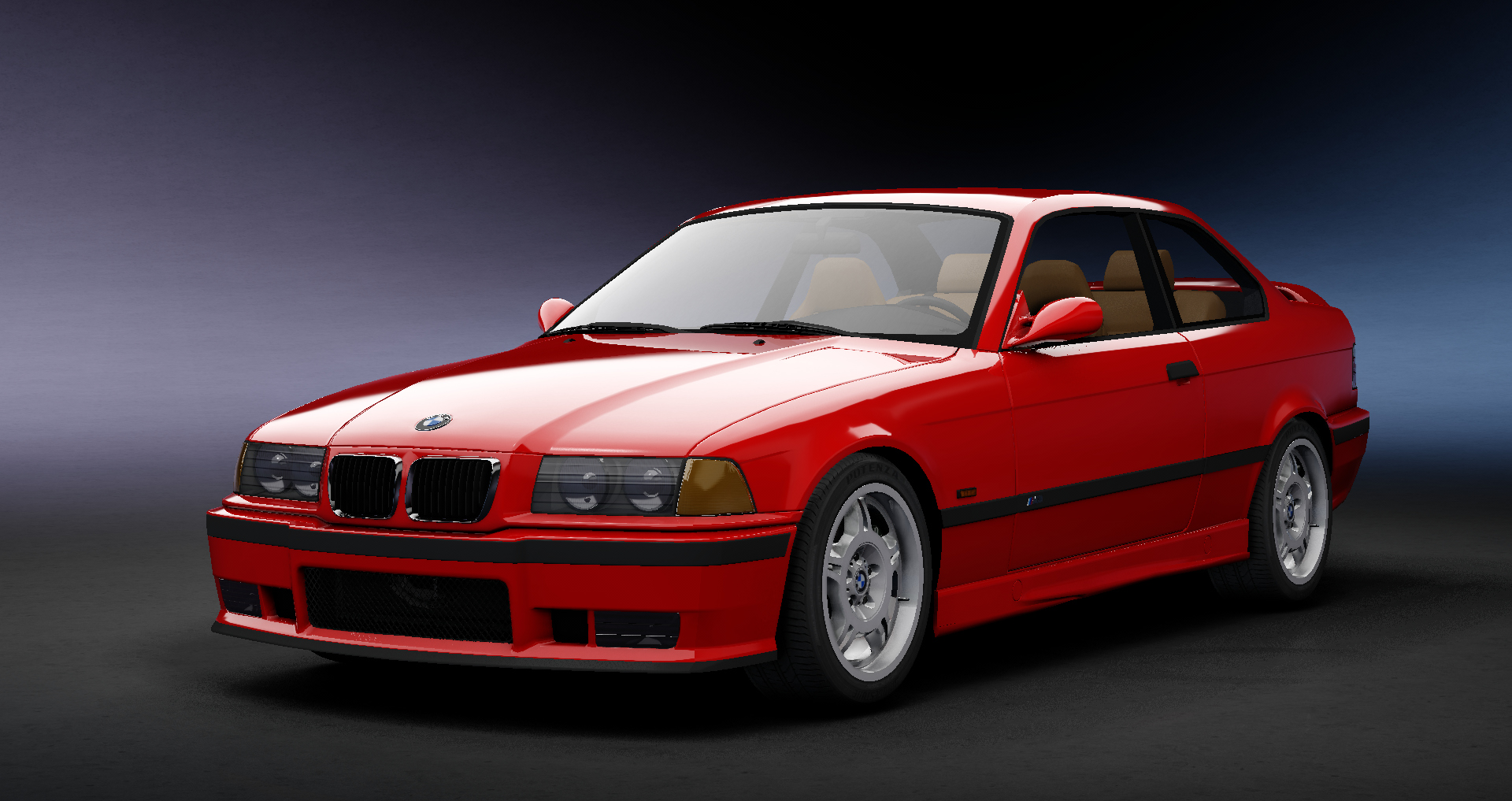 BMW M3 E36 EURO Spec, skin Classic_Red