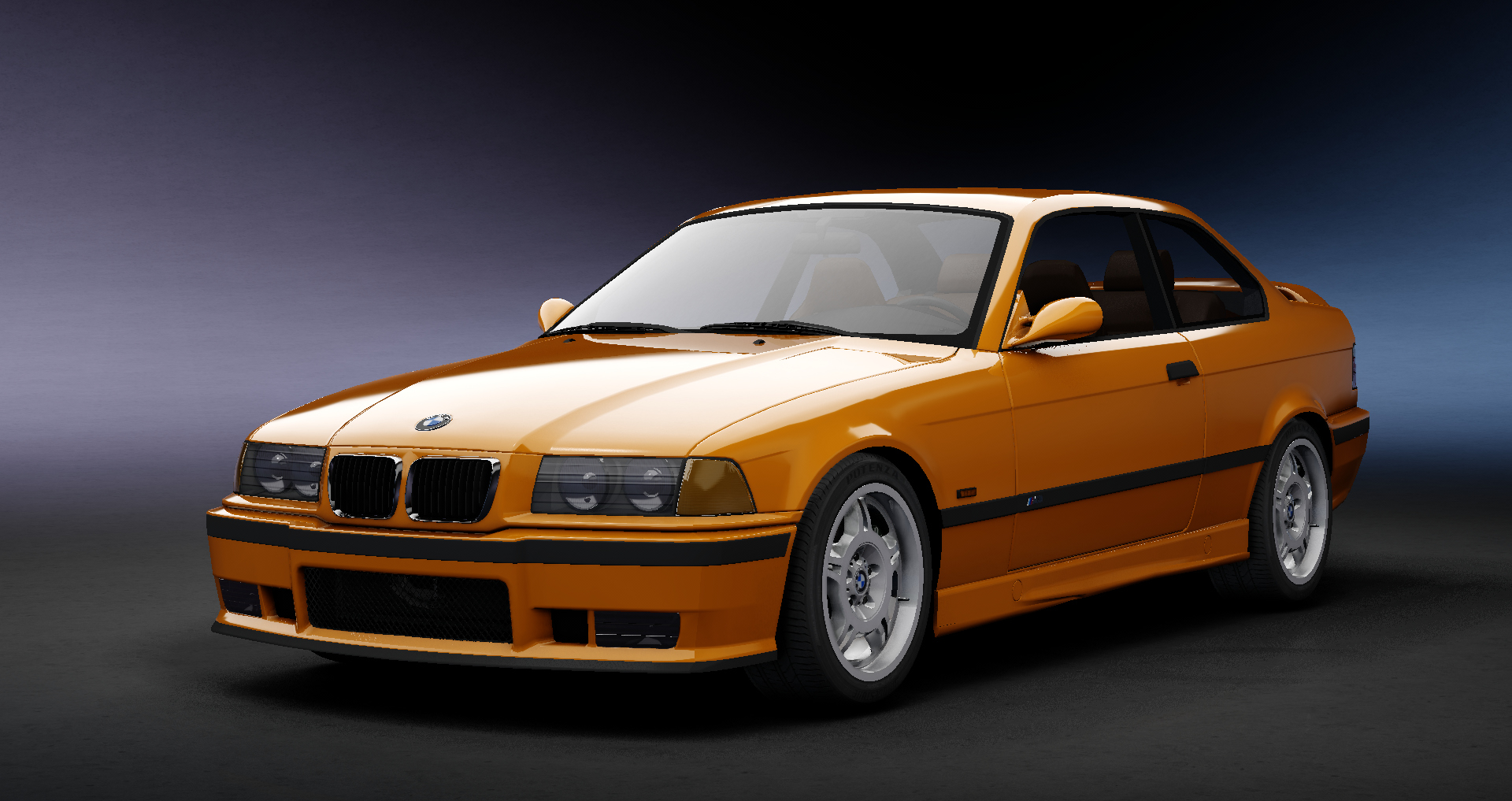 BMW M3 E36 EURO Spec, skin Fire_Orange