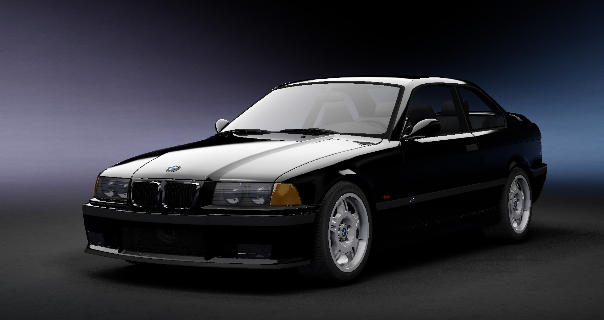 BMW M3 E36 EURO Spec, skin Jet_Black