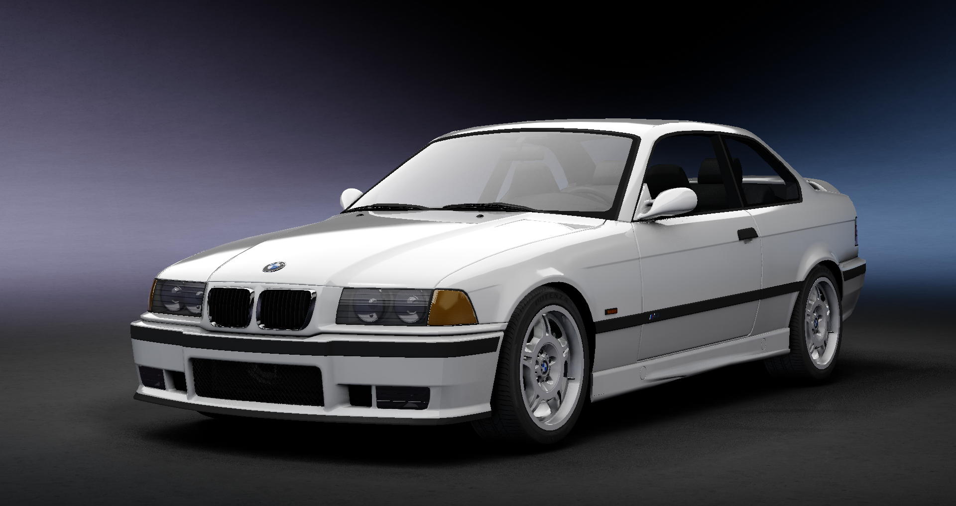 BMW M3 E36 EURO Spec, skin White