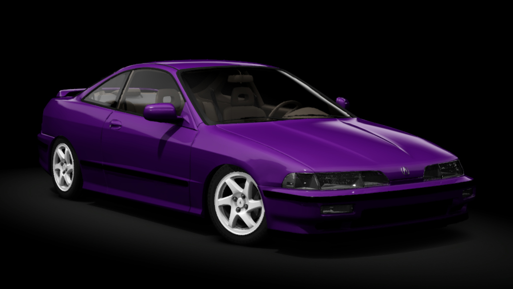 LM - Acura Integra GS-R, skin Dark Violet Pearl + Parchment