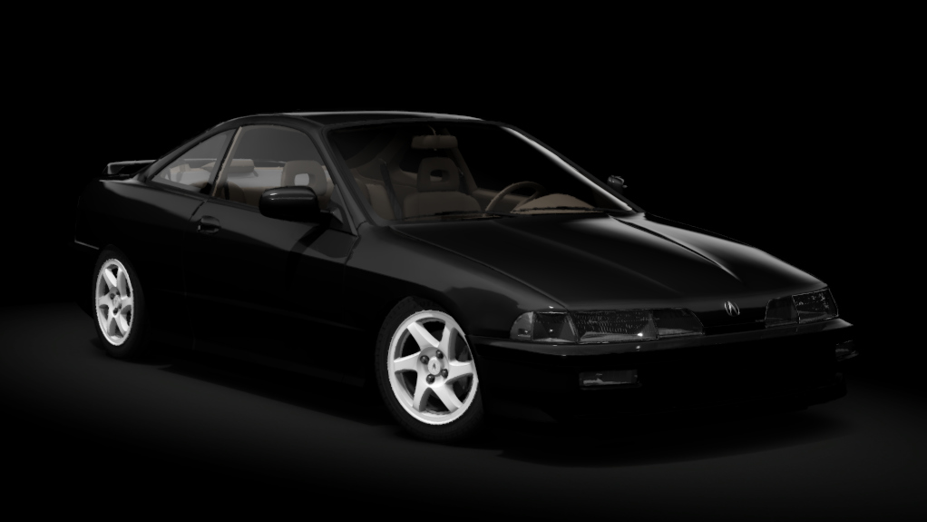 LM - Acura Integra GS-R, skin Flamenco_Black + Parchment