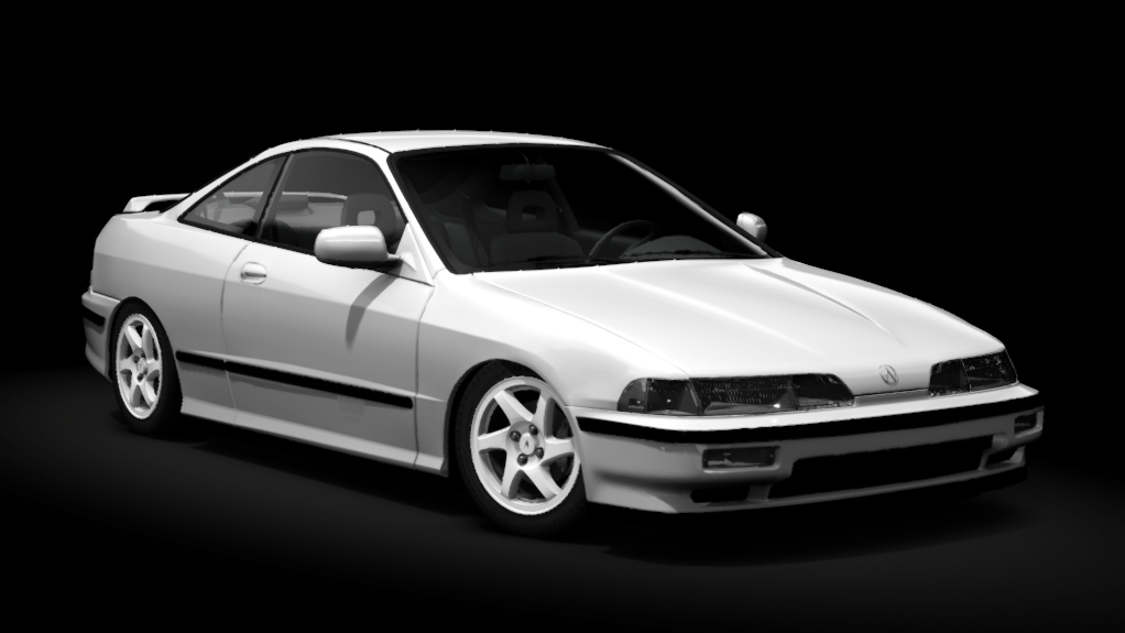 LM - Acura Integra GS-R, skin Taffeta White + Graphite