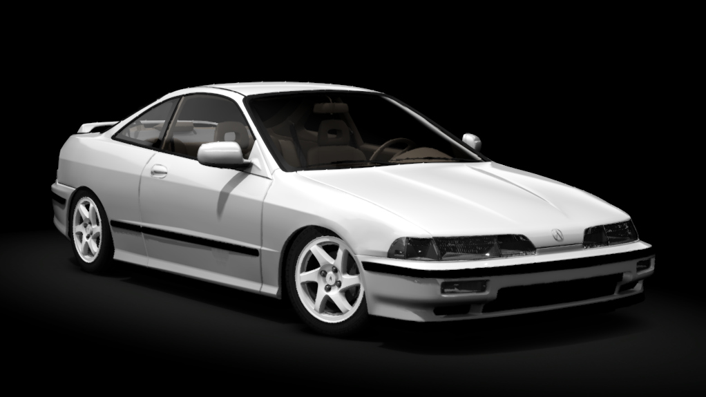 LM - Acura Integra GS-R, skin Taffeta White + Parchment