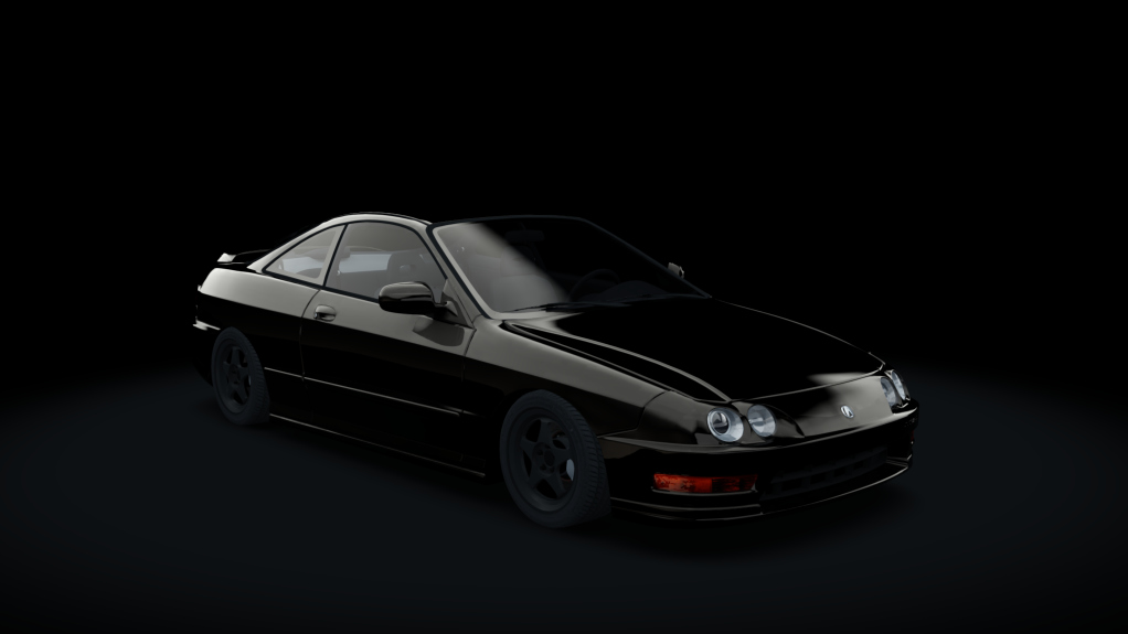 Acura Integra GS-R Tuned, skin Flamenco_Black