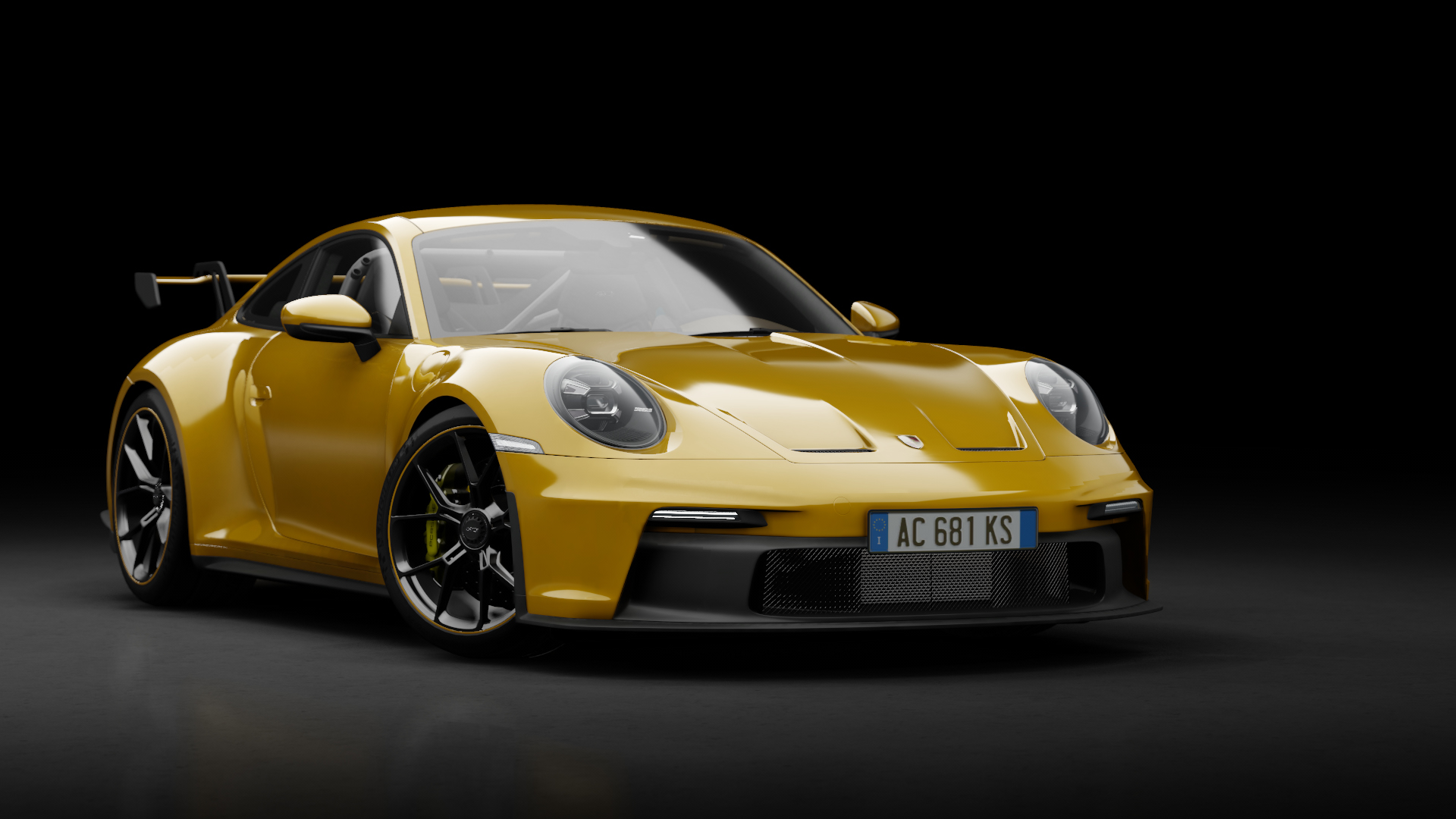 Porsche 911 GT3 (992), skin 09_signal_yellow