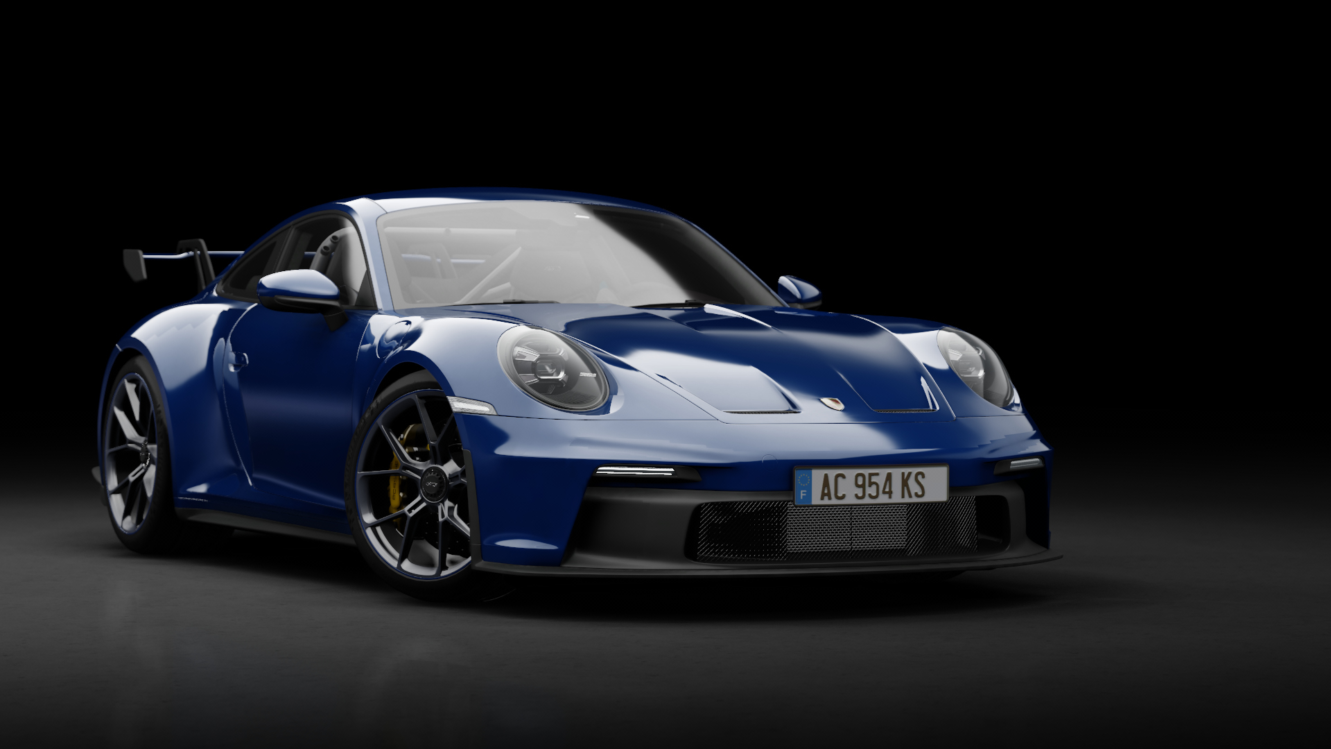 Porsche 911 GT3 (992), skin Gentian Blue Metallic