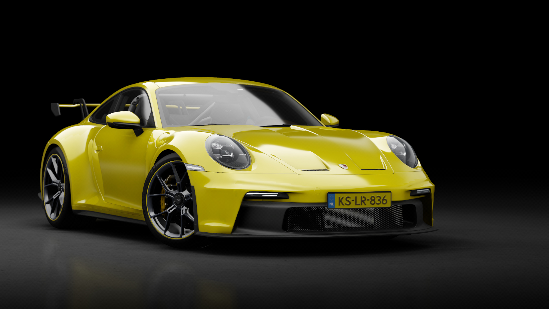 Porsche 911 GT3 (992), skin Racing Yellow