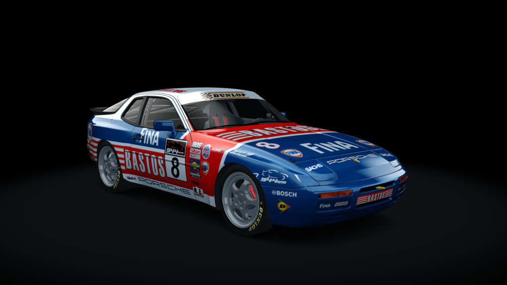 Porsche 944 Turbo Cup, skin bastos