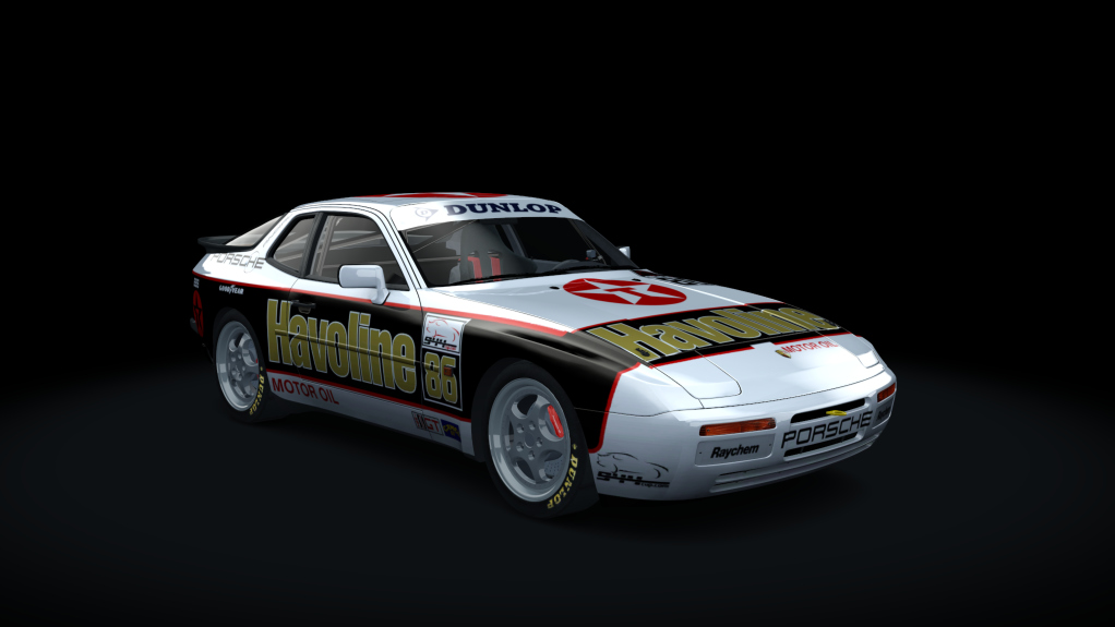 Porsche 944 Turbo Cup, skin havoline