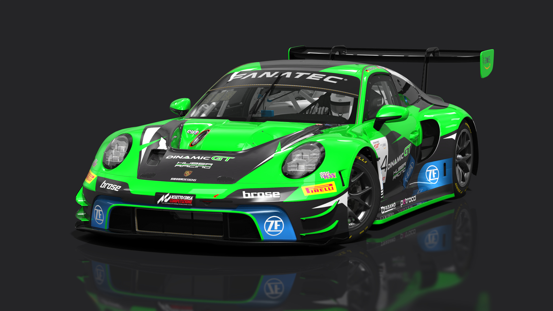 Porsche 992 GT3 R 2023, skin 2023 GTWC #54 Dinamic Motorsport