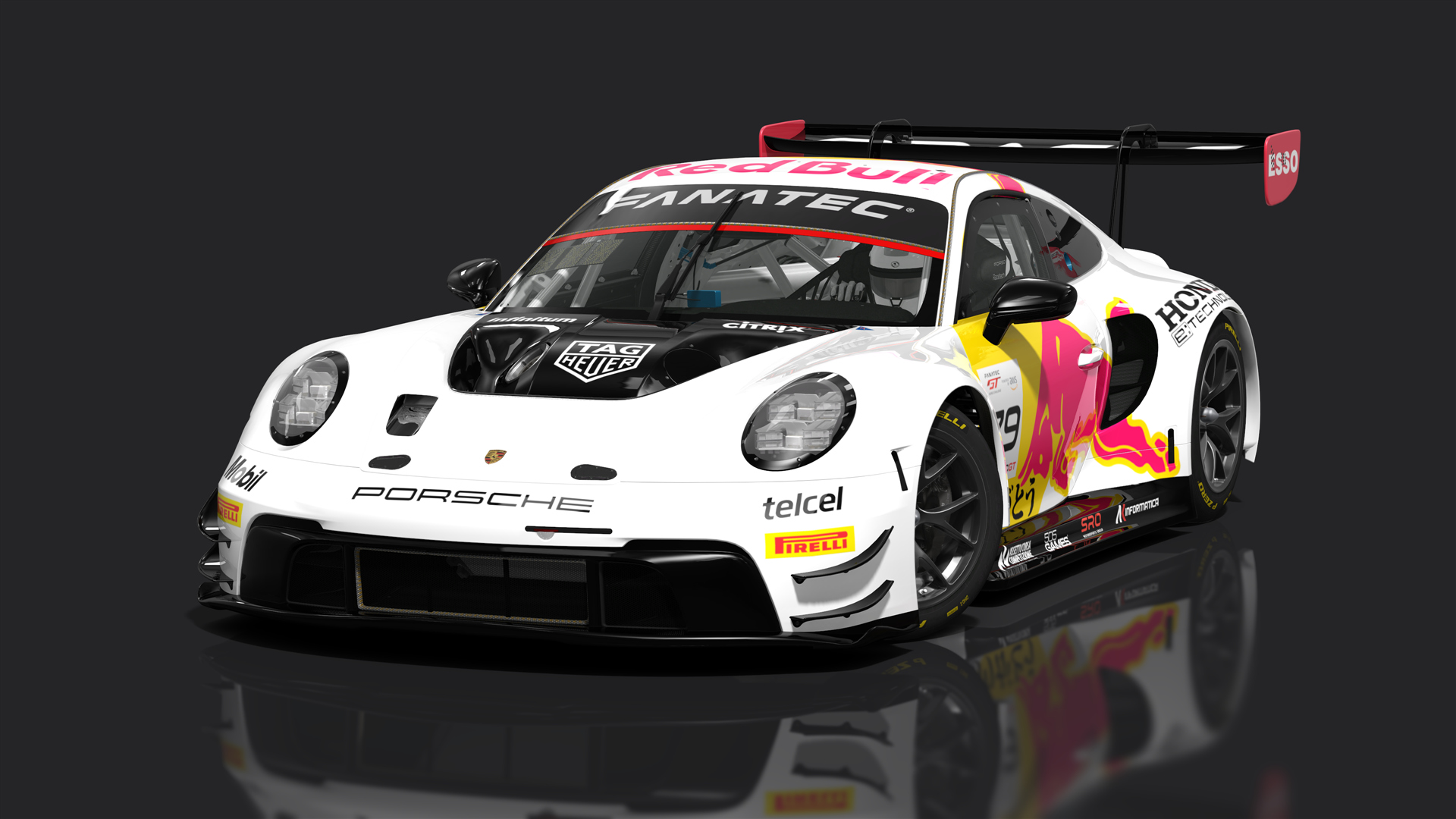 Porsche 992 GT3 R 2023, skin 2023 GTWC #79 Red Bull Racing [Fictional]