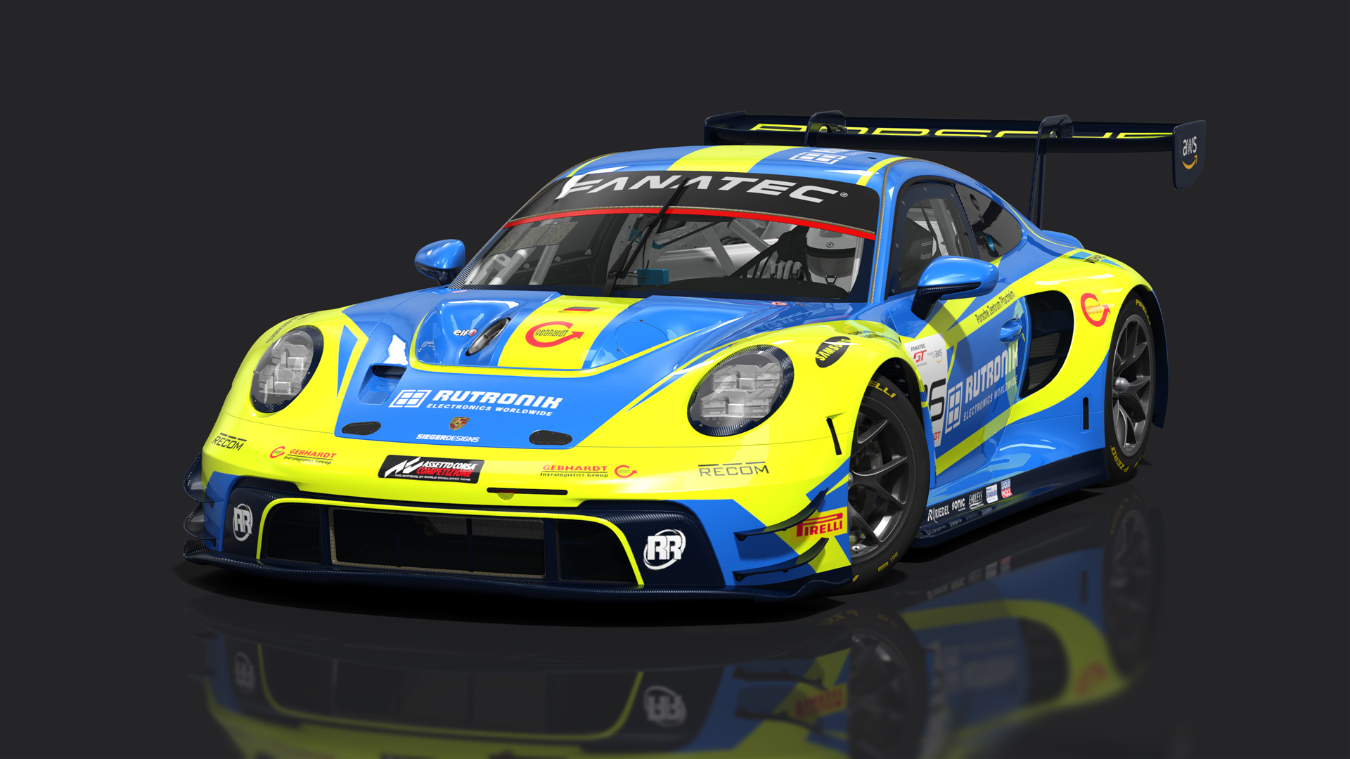 Porsche 992 GT3 R 2023, skin 2023 GTWC #96 Rutronik Motorsport