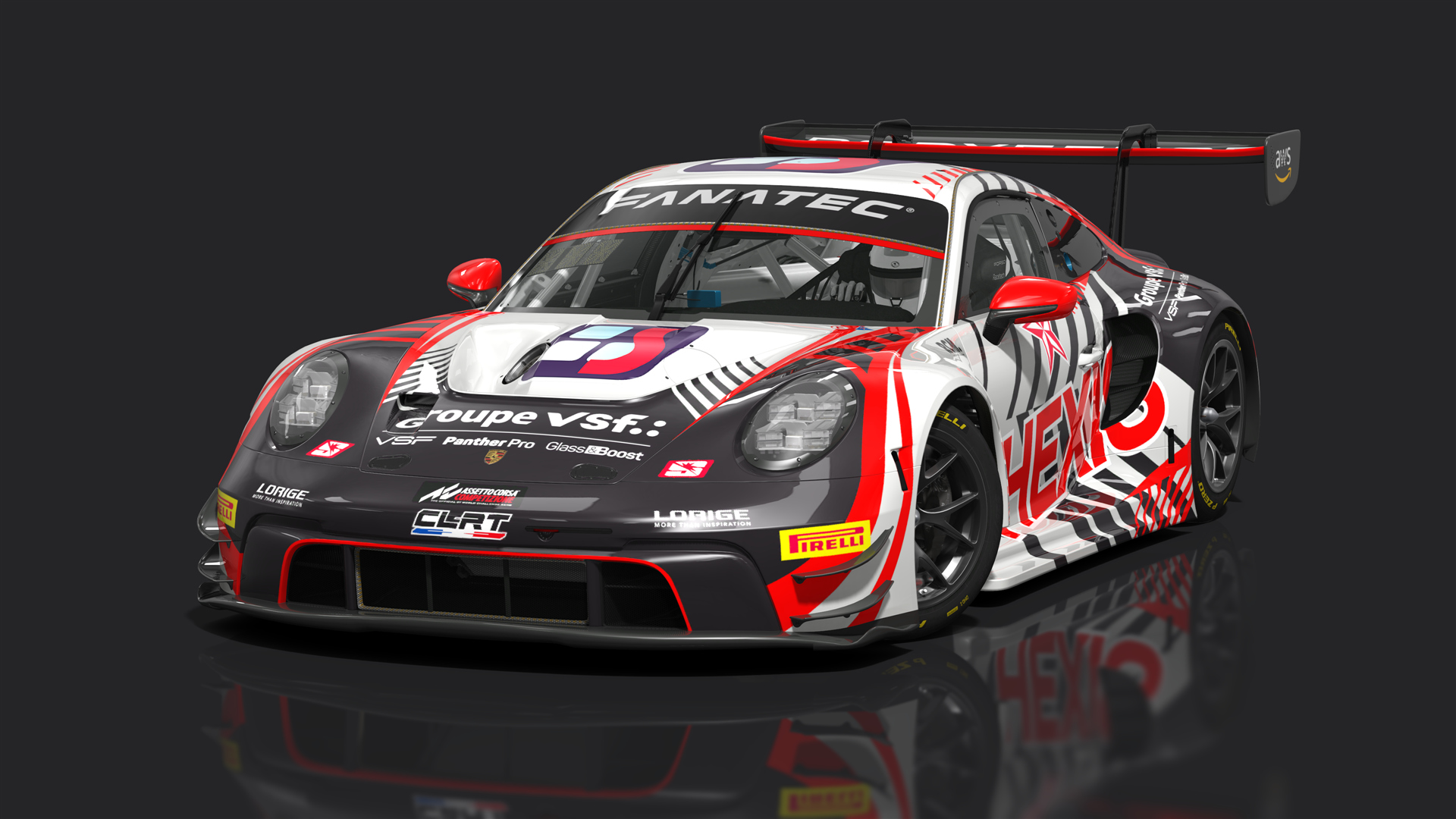 Porsche 992 GT3 R 2023, skin default