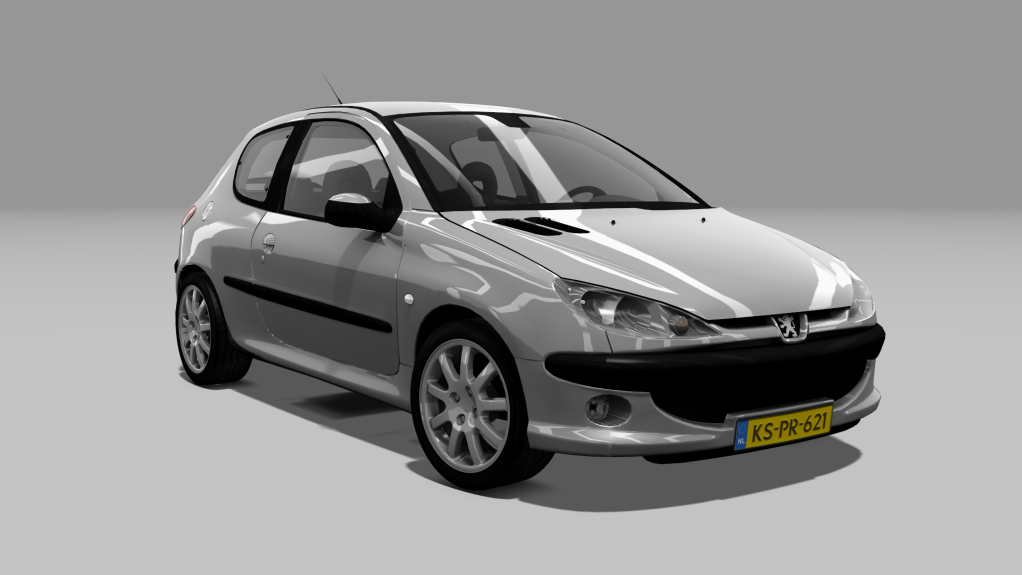 Peugeot 206 GTI, skin Gray