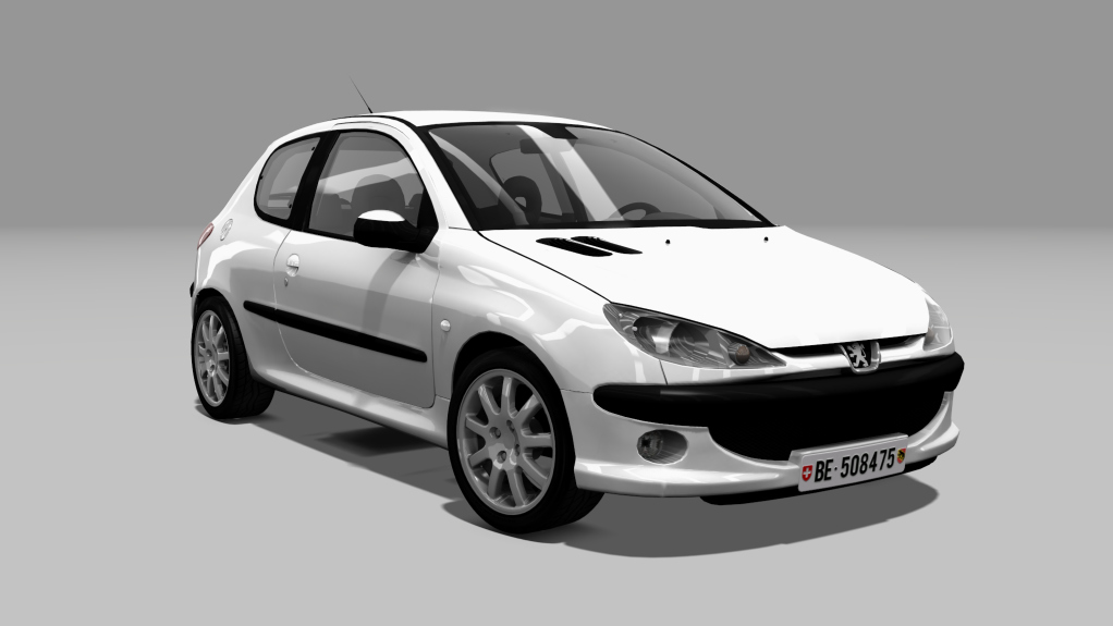 Peugeot 206 GTI, skin White