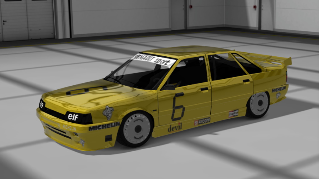 renault_21_Tc_special, skin jaune