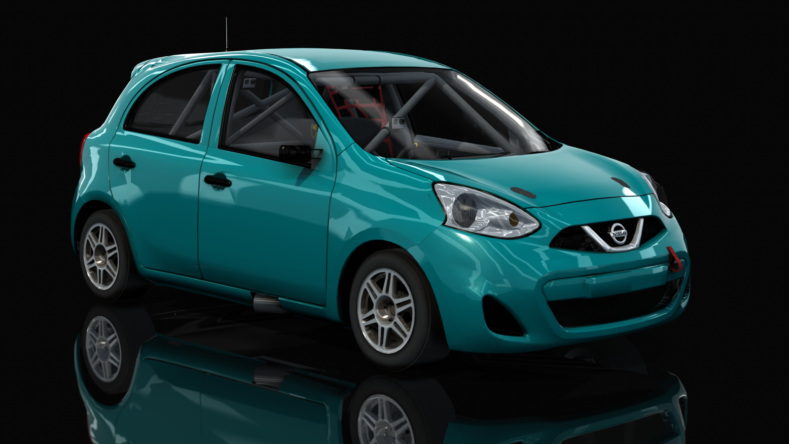 Nissan March TN C2, skin Aguamarina