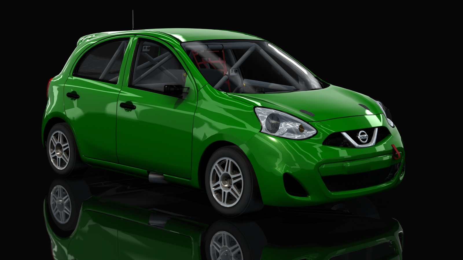 Nissan March TN C2, skin Verde