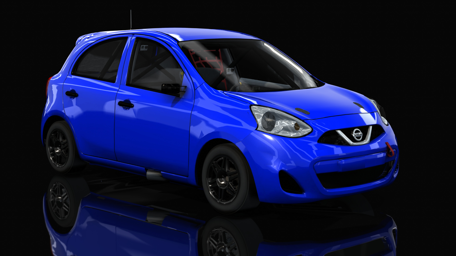 Nissan March TN C2, skin azul