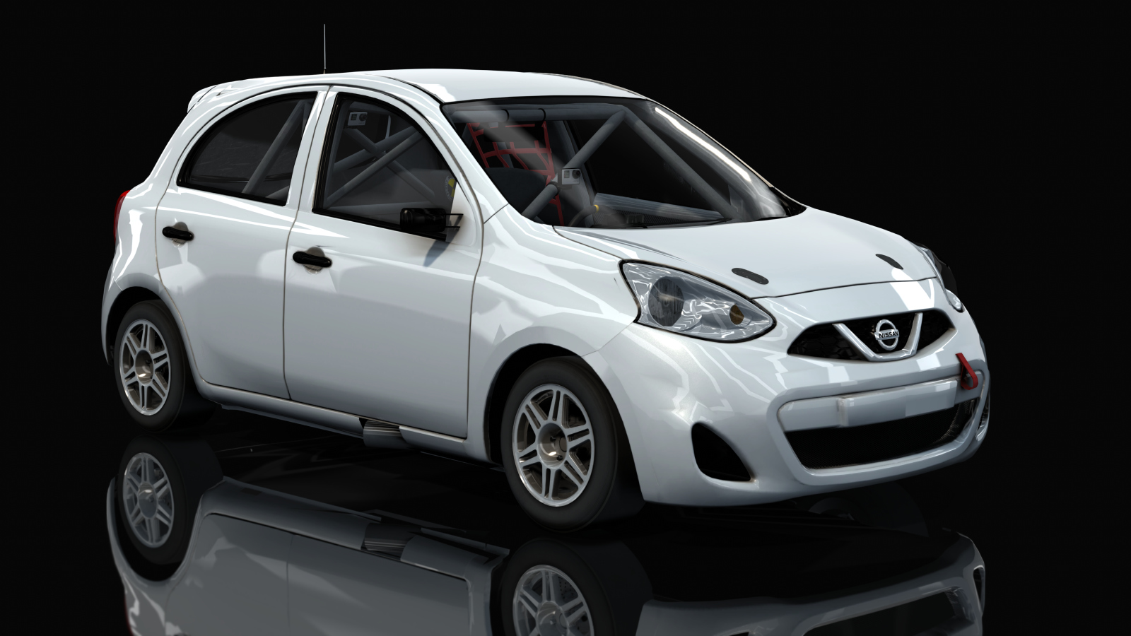 Nissan March TN C2, skin blanco