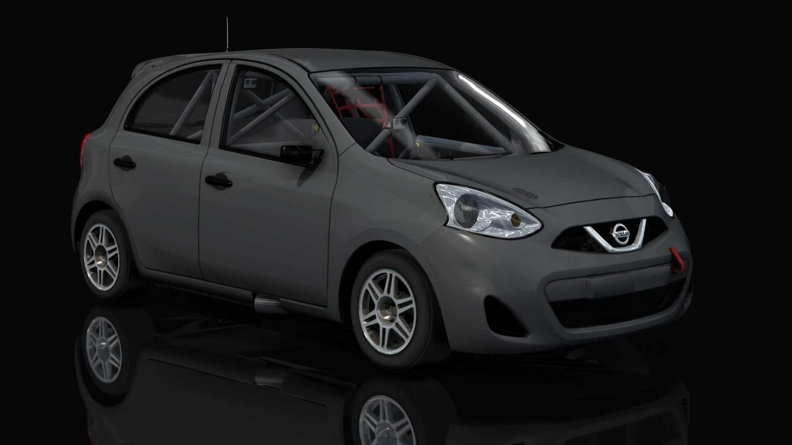 Nissan March TN C2, skin gris_mate