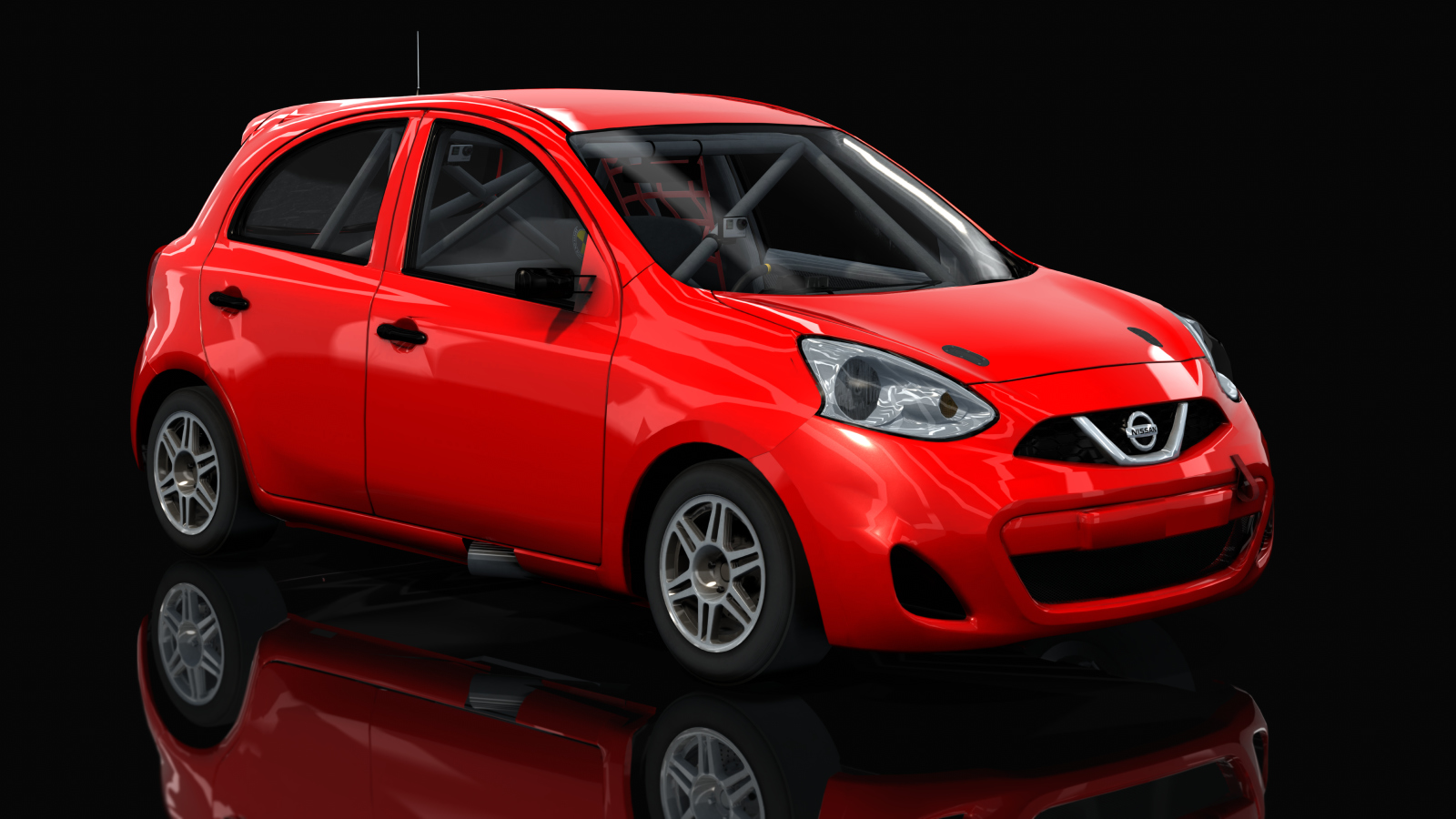 Nissan March TN C2, skin rojo