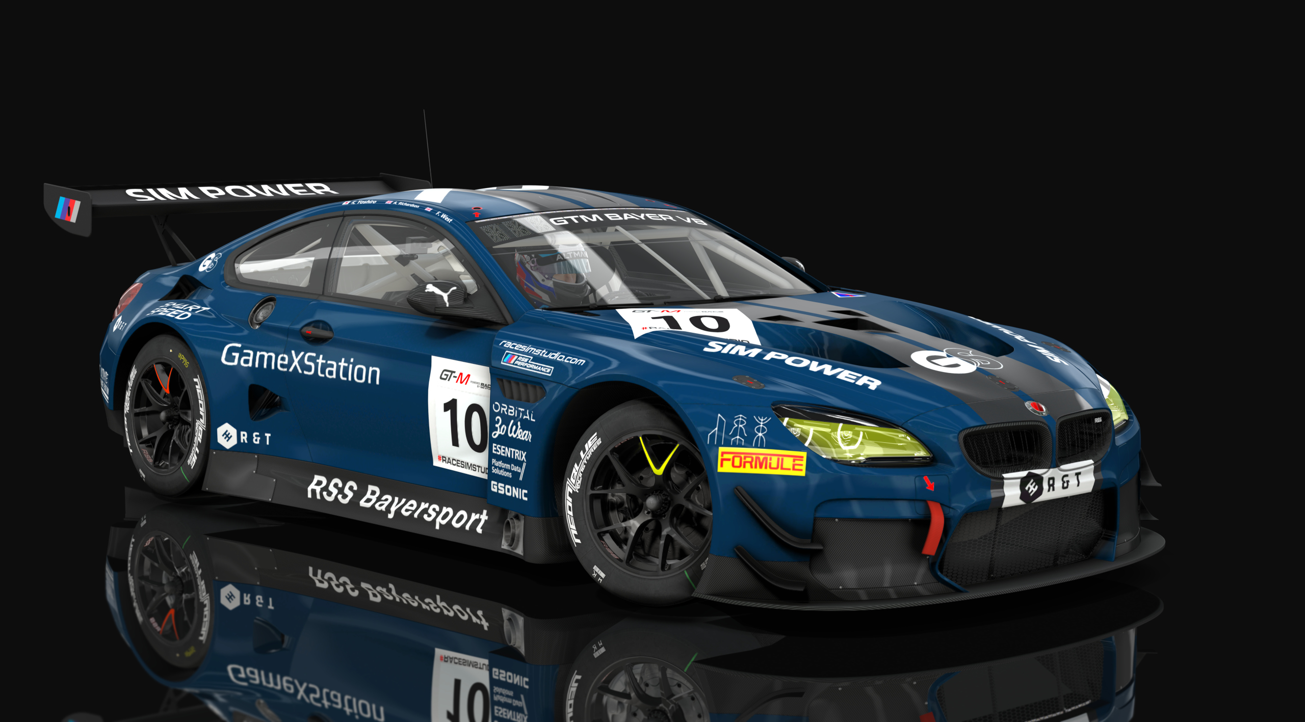 GT-M Bayer V8, skin 03_rss_blue_dgt