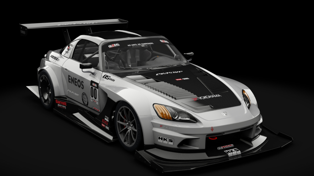 Honda S2000 2003 USDM Time Attack, skin 04_Satin Silver