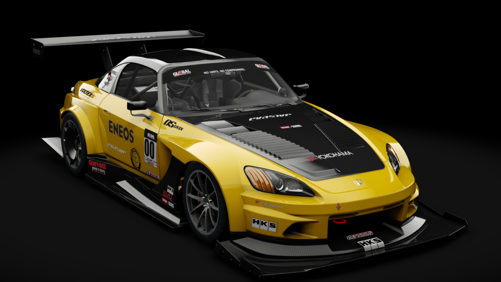 Honda S2000 2003 USDM Time Attack, skin 05_Phoenix Yellow