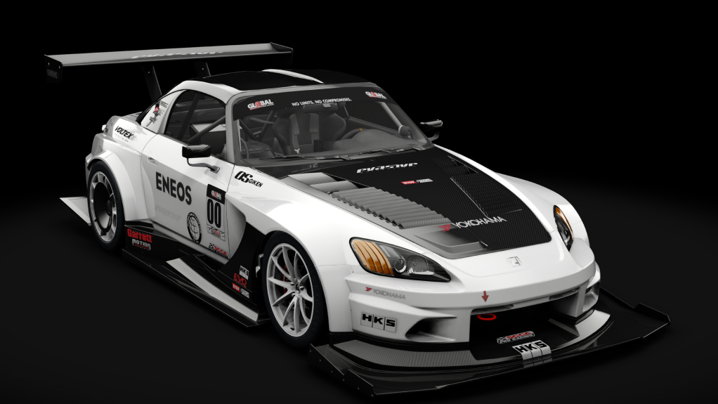 Honda S2000 2003 USDM Time Attack, skin 06_grand_prix_white