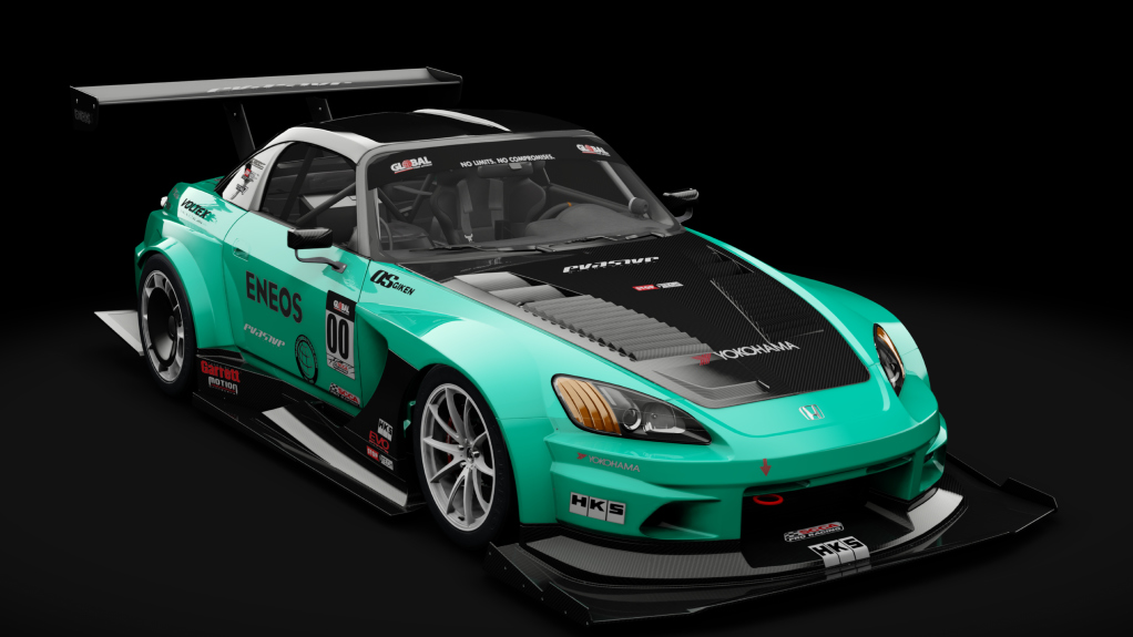 Honda S2000 2003 USDM Time Attack, skin 24_Bleu_Tahiti