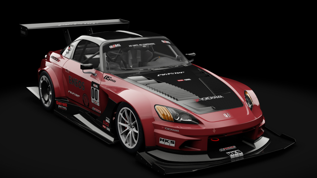 Honda S2000 2003 USDM Time Attack, skin 25_scarlet