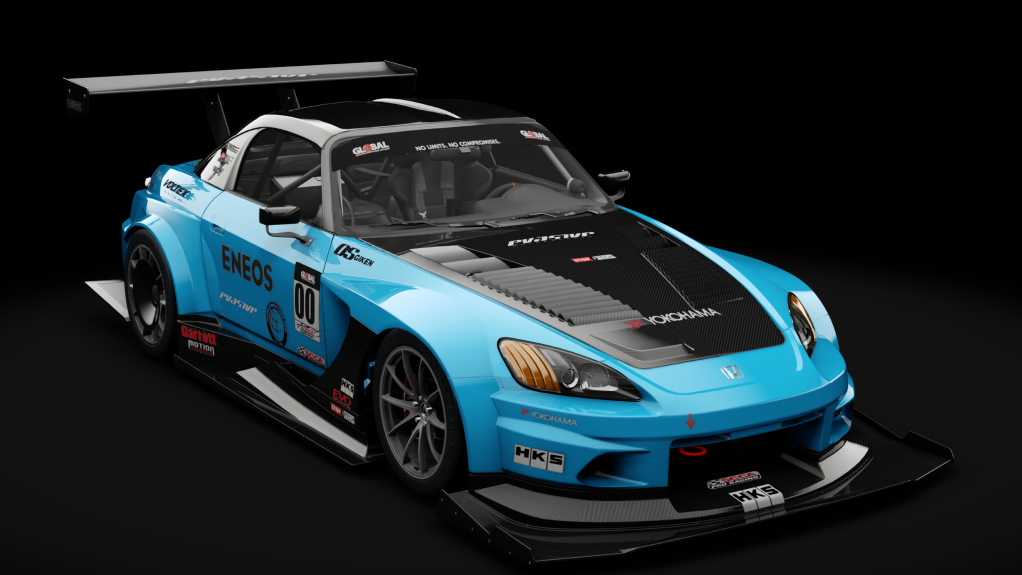 Honda S2000 2003 USDM Time Attack, skin Boost Blue