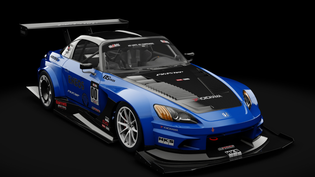 Honda S2000 2003 USDM Time Attack, skin Sporty Blue Metallic