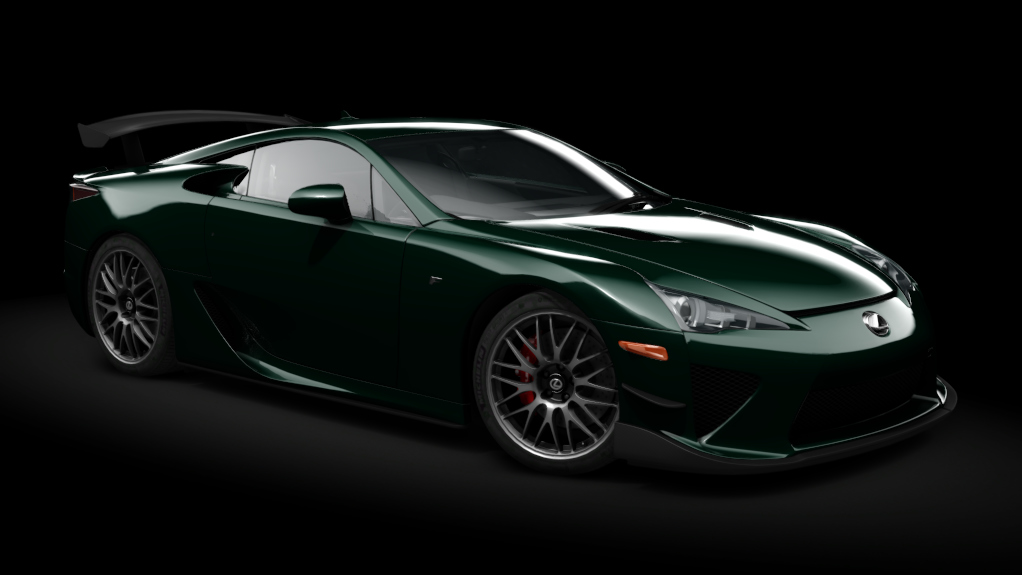 Lexus LFA Nürburgring Package, skin emerald_wrap