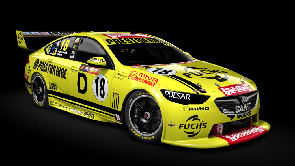 Supercar (V8) Holden Commodore ZB, skin 2018_018_r13