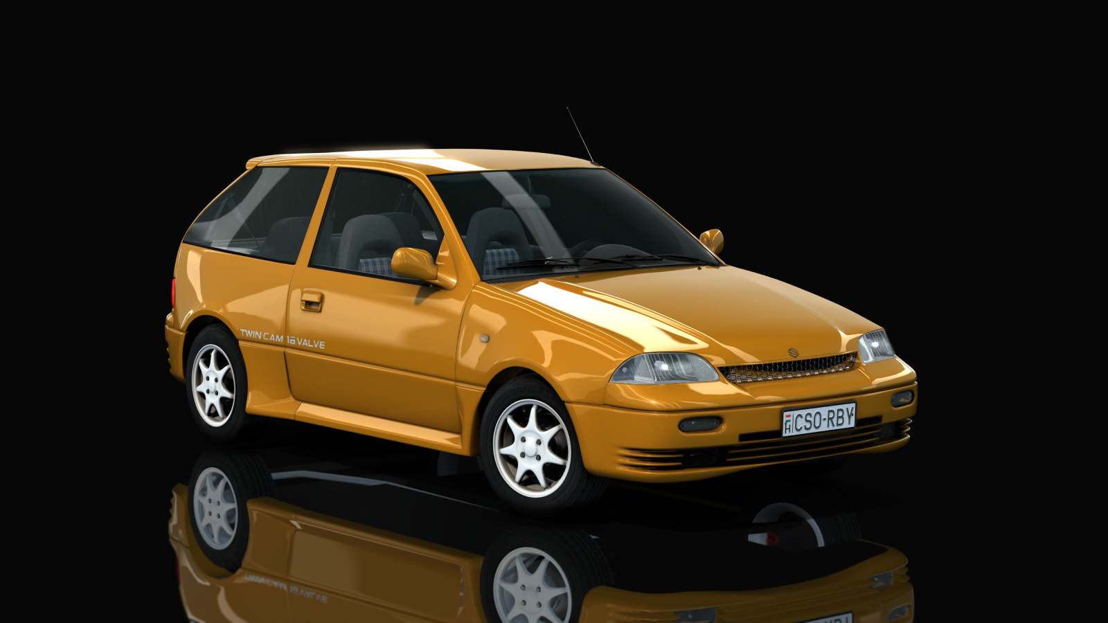 Suzuki Swift GTi csorby, skin yellow