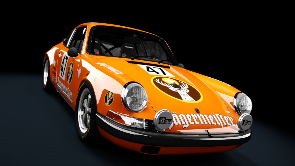 TCL Porsche 911RS 2.7, skin 47_Jaegermeister