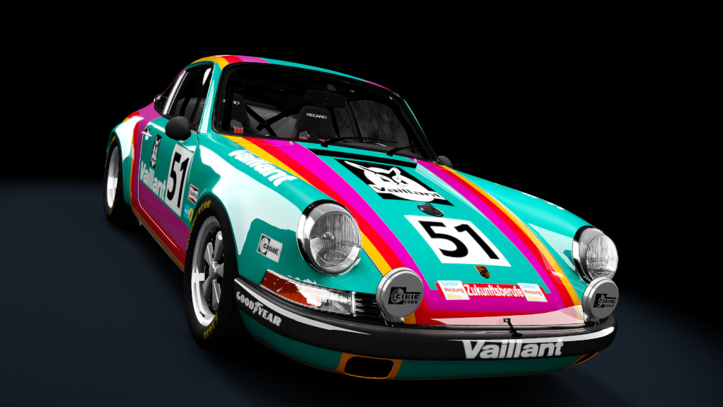 TCL Porsche 911RS 2.7, skin 51_Vaillant