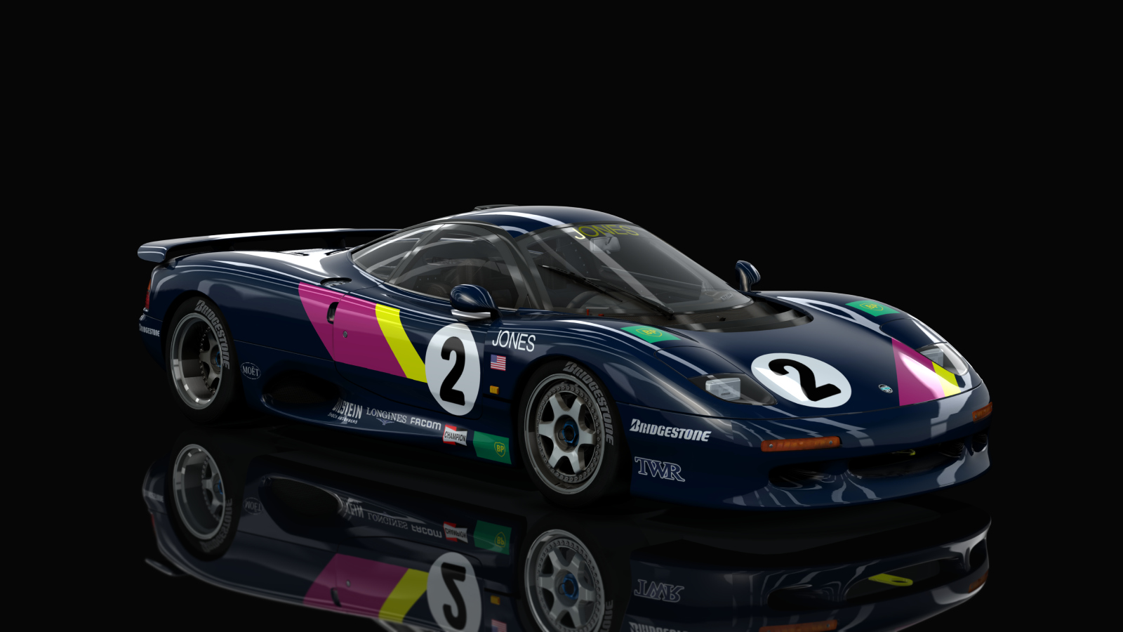 Jaguar XJR-15 Race, skin 02