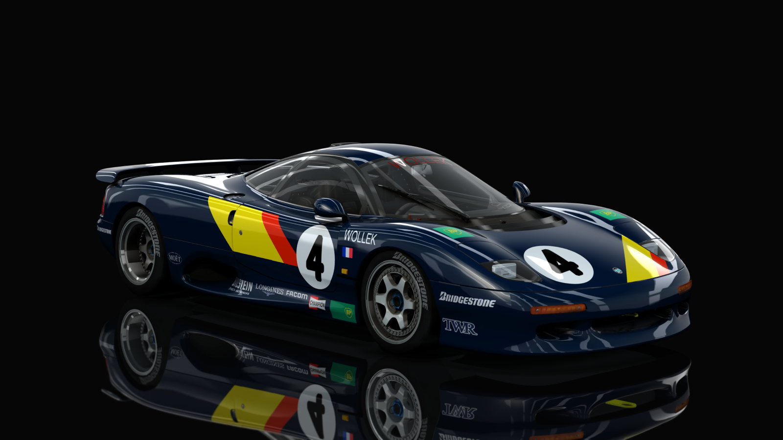 Jaguar XJR-15 Race, skin 04