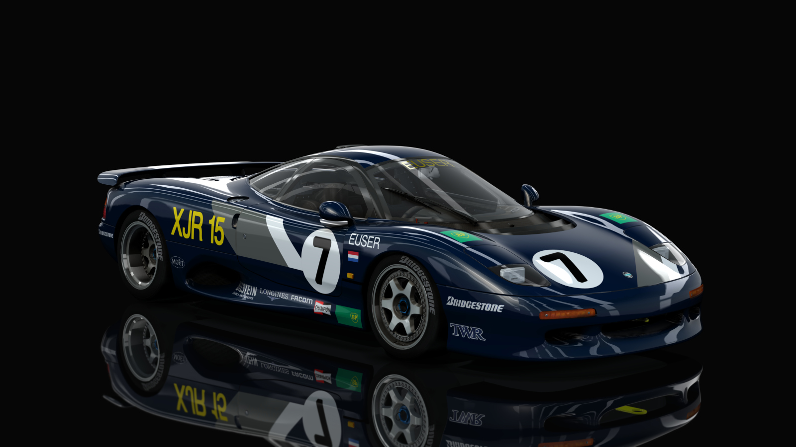 Jaguar XJR-15 Race, skin 07